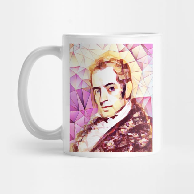 Washington Irving Pink Portrait | Washington Irving Artwork 9 by JustLit